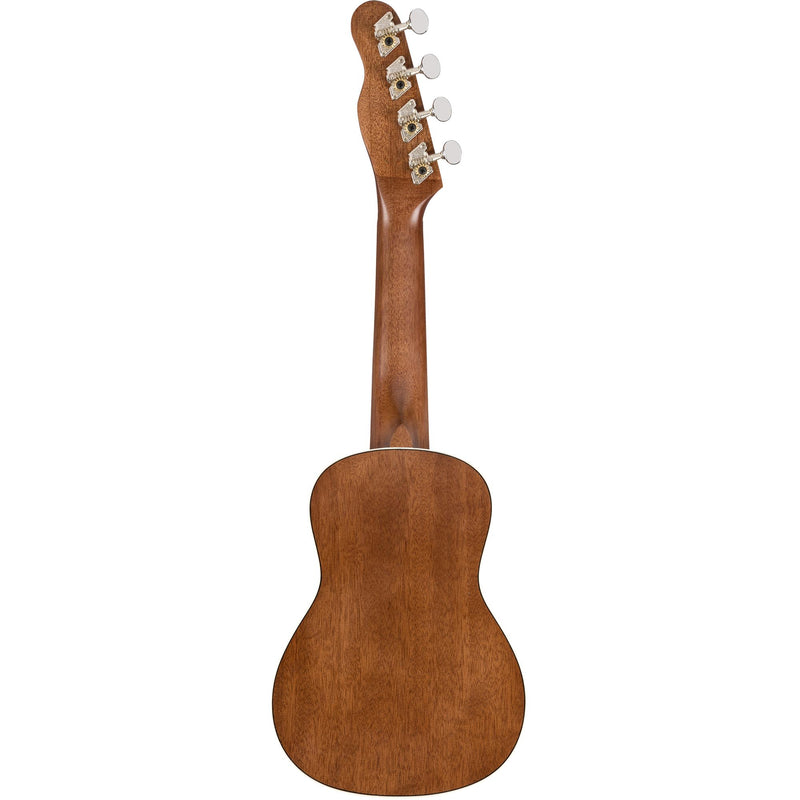 Fender Seaside Soprano Ukulele Pack Walnut Fingerboard Natural