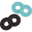 Fender Strap Block 4 Pack, Black (2) And Daphne Blue (2)