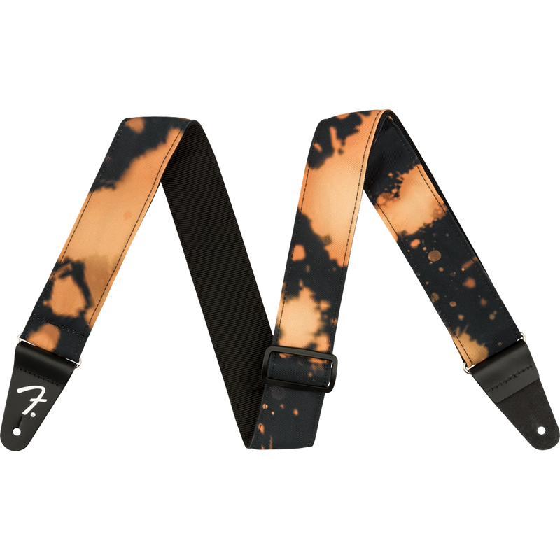 Fender Tie Dye Acid Wash Strap, Black
