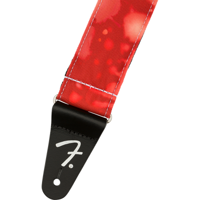 Fender Tie Dye Acid Wash Strap, Red