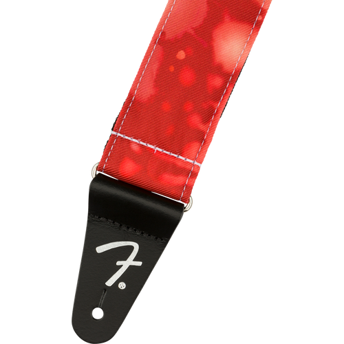 Fender Tie Dye Acid Wash Strap, Red