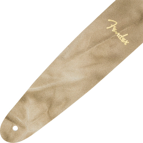 Fender Tie Dye Leather Guitar Strap, Natural