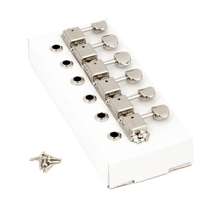Fender Tuners, Vintage American Series Guitars, Chrome (6)