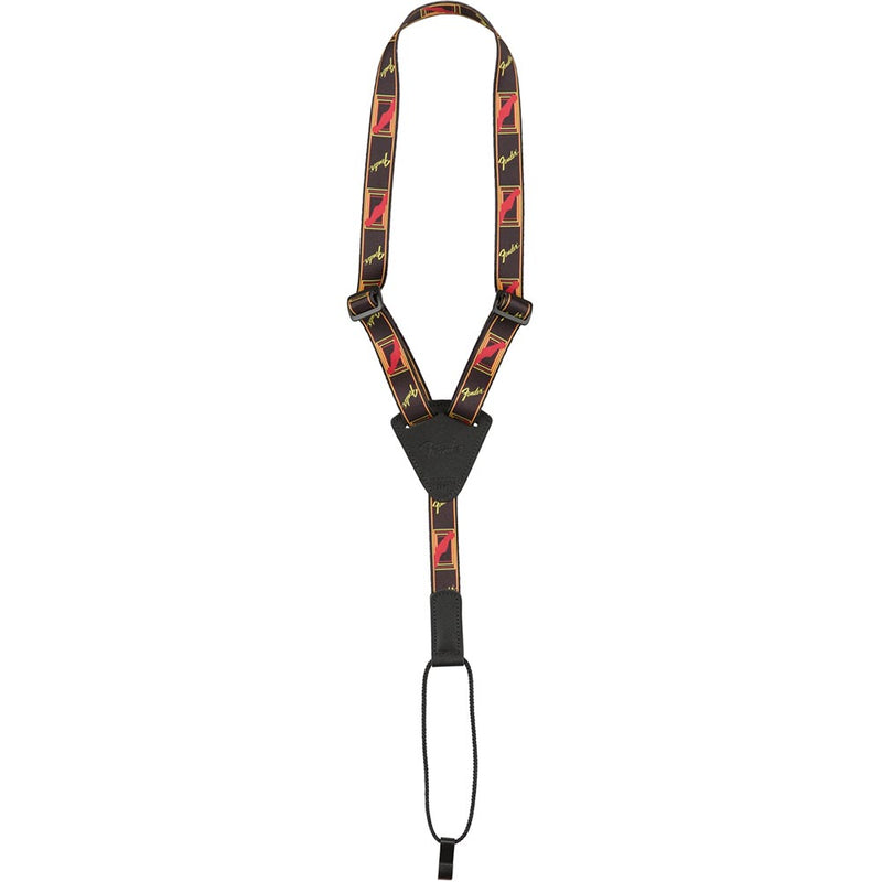 Fender Ukulele Strap - Black/Yellow/Red