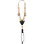 Fender Ukulele Strap - White/Brown/Yellow