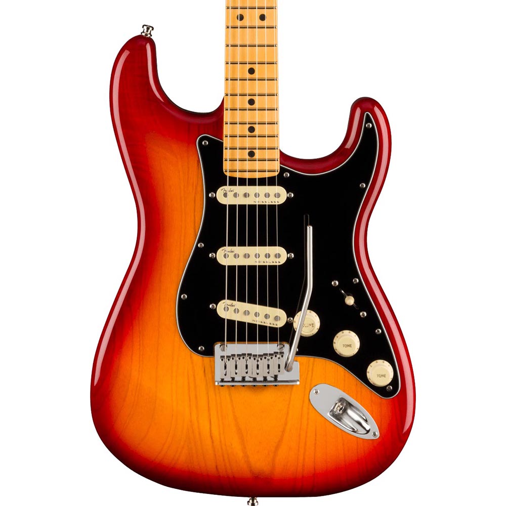 Fender Ultra Luxe Stratocaster Maple, Plasma Red Burst