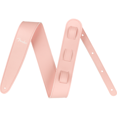 Fender Vegan Leather Strap, Shell Pink, 2.5"