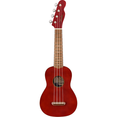 Fender Venice Soprano Ukulele, Walnut Fingerboard, Cherry