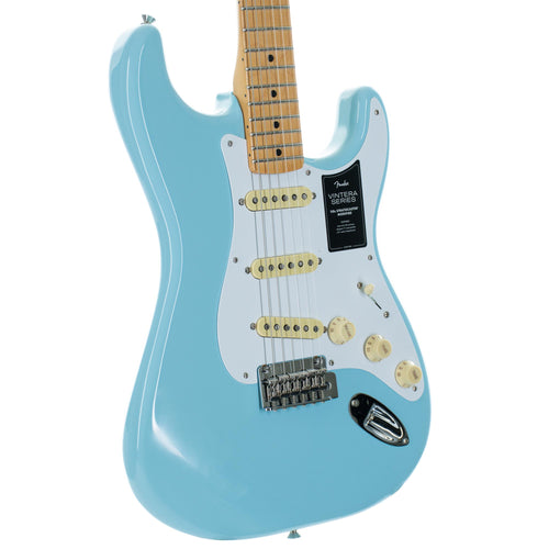 Fender Vintera '50s Stratocaster Modified Electric Guitar Maple, Daphne Blue