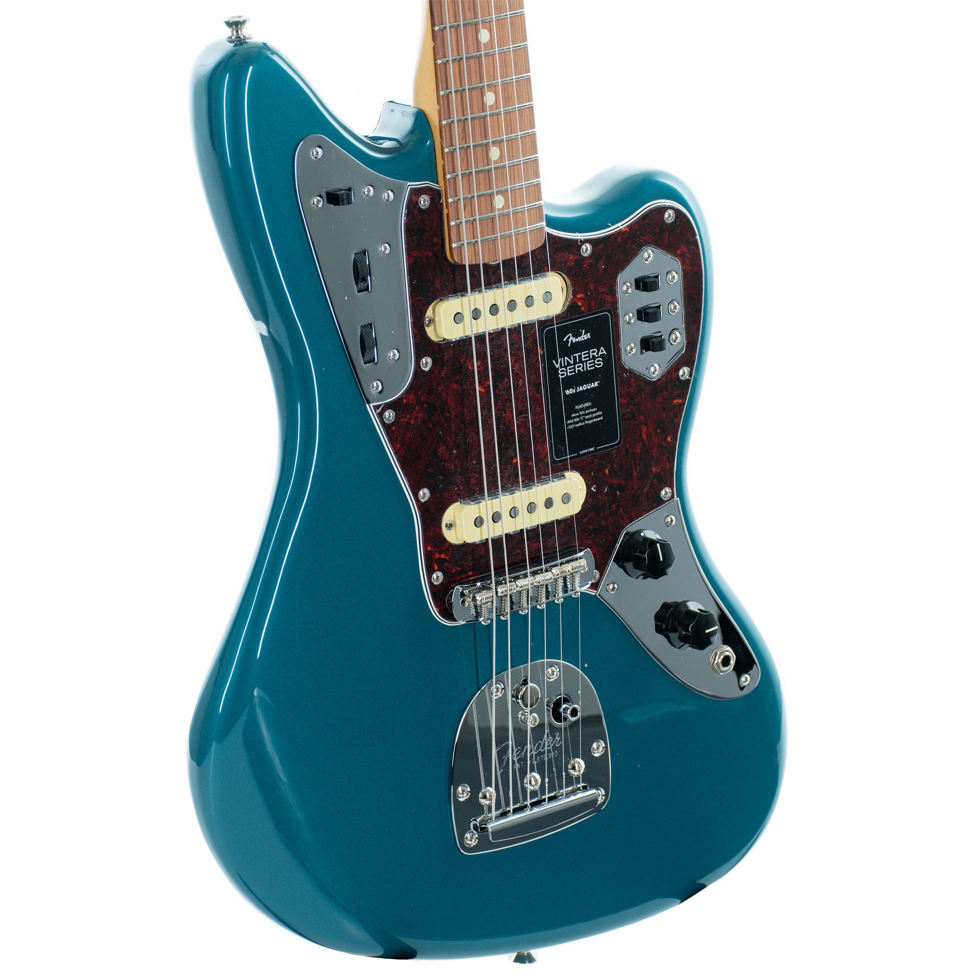 Fender Vintera '60s Jaguar Pau Ferro, Ocean Turquoise – Russo Music