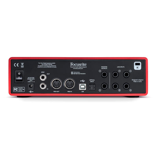 Focusrite Scarlett 18I8 Interface - 2nd Generation
