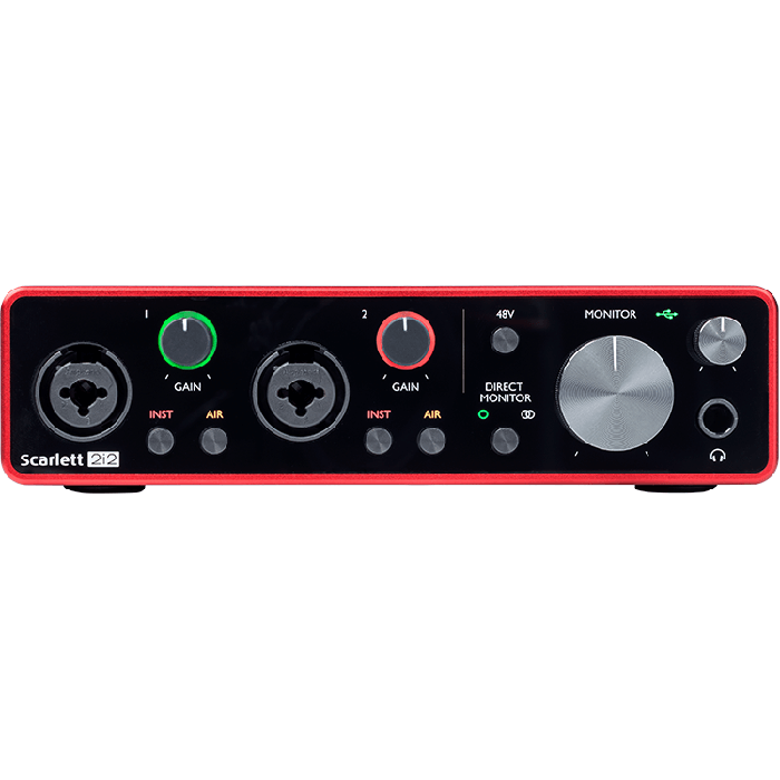 Focusrite Scarlett 2I2 Studio 3rd Generation USB Audio Interface