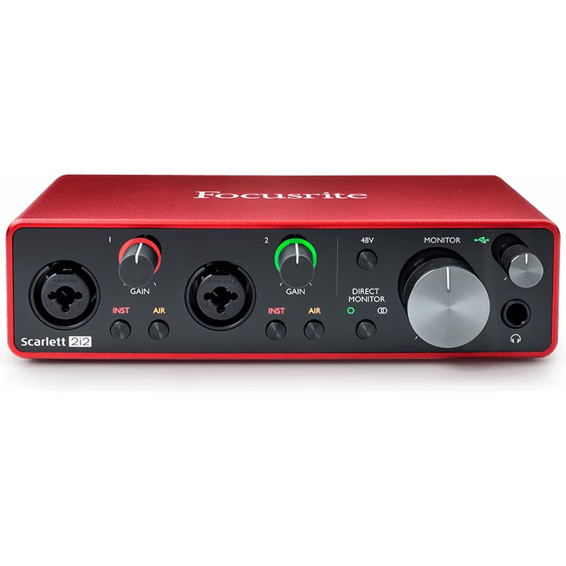 Focusrite Scarlett 2I2 Studio 3rd Generation USB Audio Interface