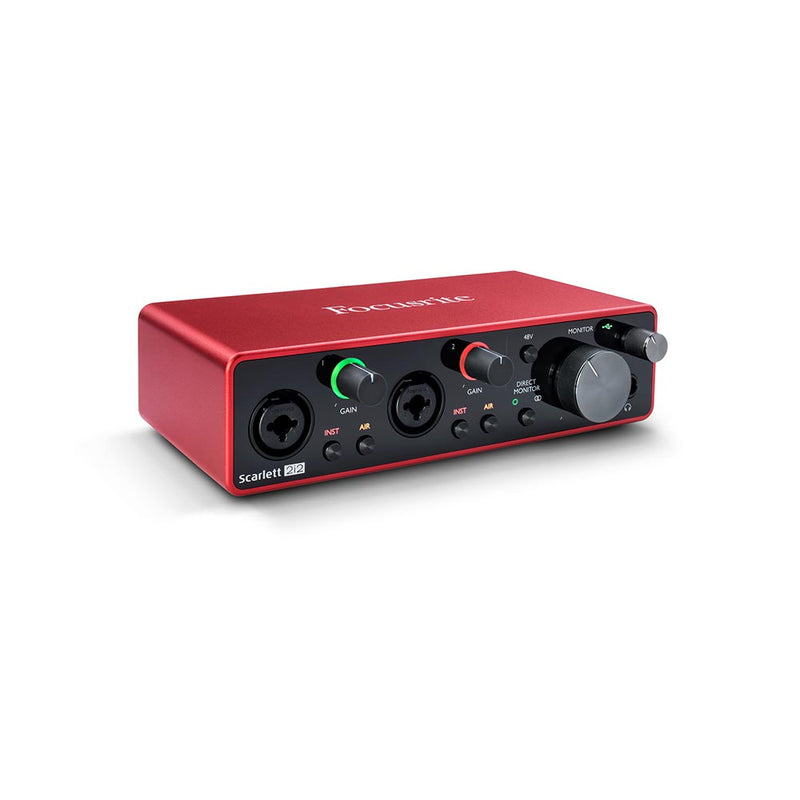 Focusrite Scarlett 2I2 Studio 3rd Generation USB Audio Interface