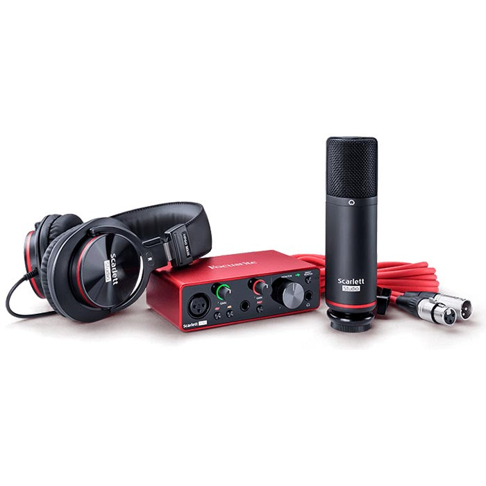 Focusrite Scarlett Solo Studio 3rd Generation USB Audio Interface Bundle