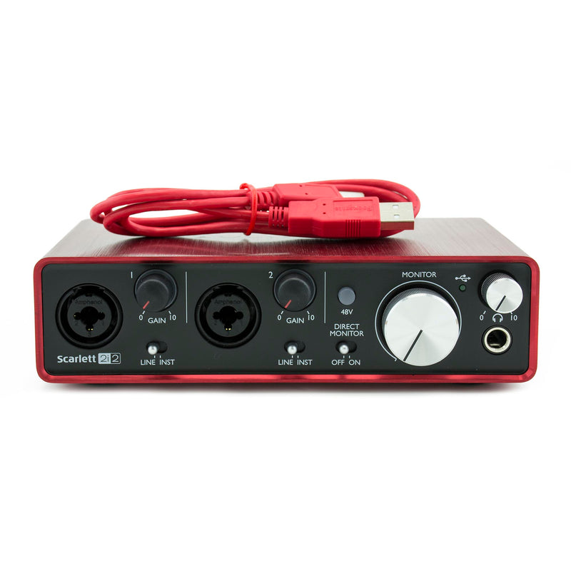 Focusrite Scarlett 2I2 USB Audio Interface 2nd Generation