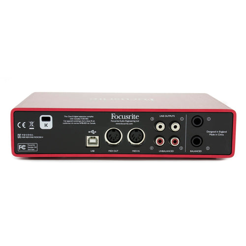 Focusrite Scarlett2I4 2-In/4-Out USB Interface