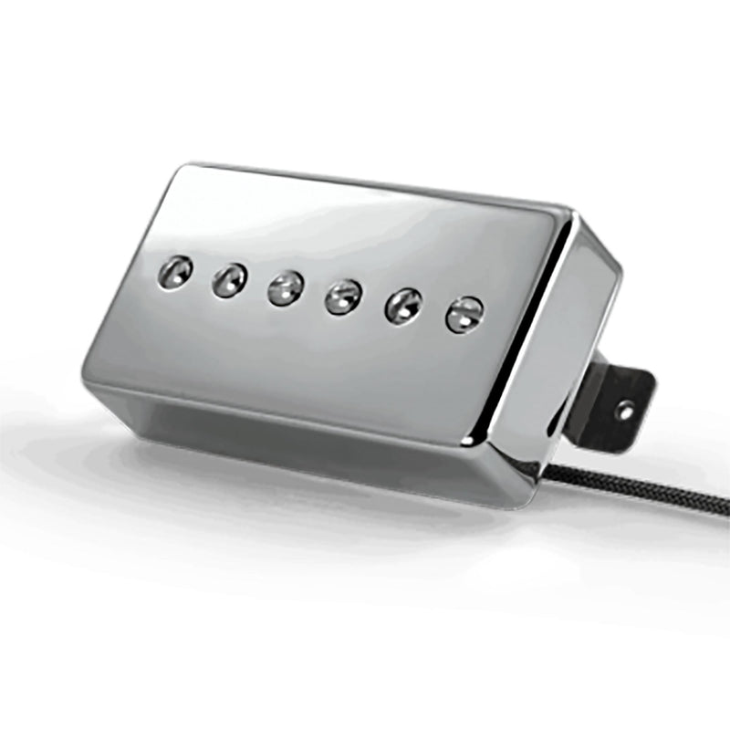 Fralin P90 Humbucker Set, Stock Output, Polished Nickel Cover