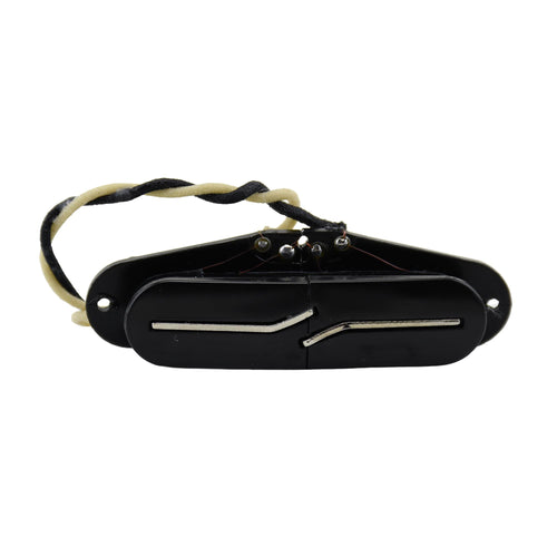 Fralin Split Blade Hum Cancelling Strat Set, Black, Blues Output, Round Radius