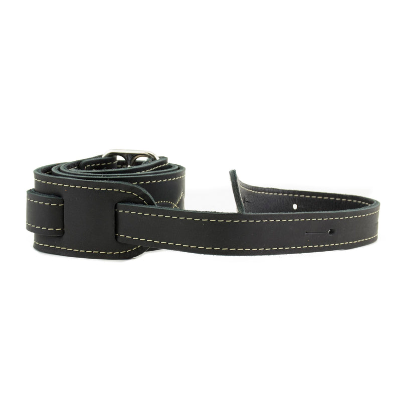 Franklin Strap 2” 2-Ply Glove Leather/Contrast Boot Stitching - Black Natural