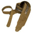 Franklin Strap 2.5'' Honey Suede With Suede Backing And Southwest Hitch Weave