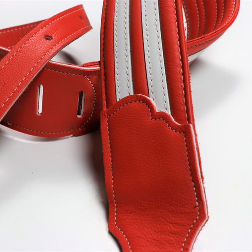 Franklin Strap 2.5" Hot Rod Guitar Strap, Red