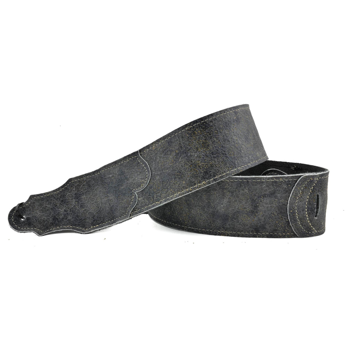 Franklin Strap 2.5" Original Distressed Leather Roadhouse Strap - Slate