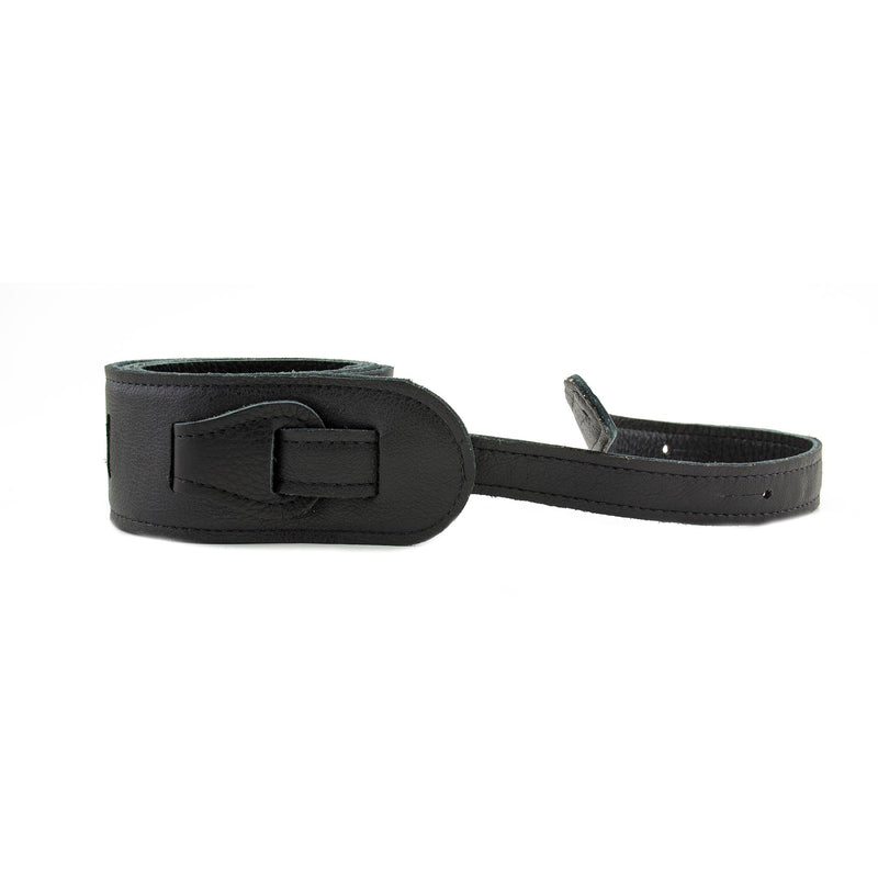 Franklin Strap 2.5” Purist Glove Leather/Buck Backing - Black/Black Stitch