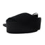 Franklin Strap 2" Black Leather Hybrid/Black Cotton Backing/Chrome Slider