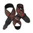 Franklin Strap 2" Retro Folk With Woven Cotton Backing, Red/Bronze