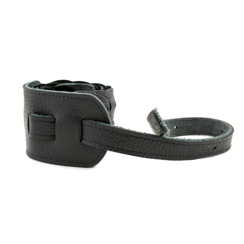 Franklin Strap Link Glove Leather Straps - 3” Garment Leather Links - Black