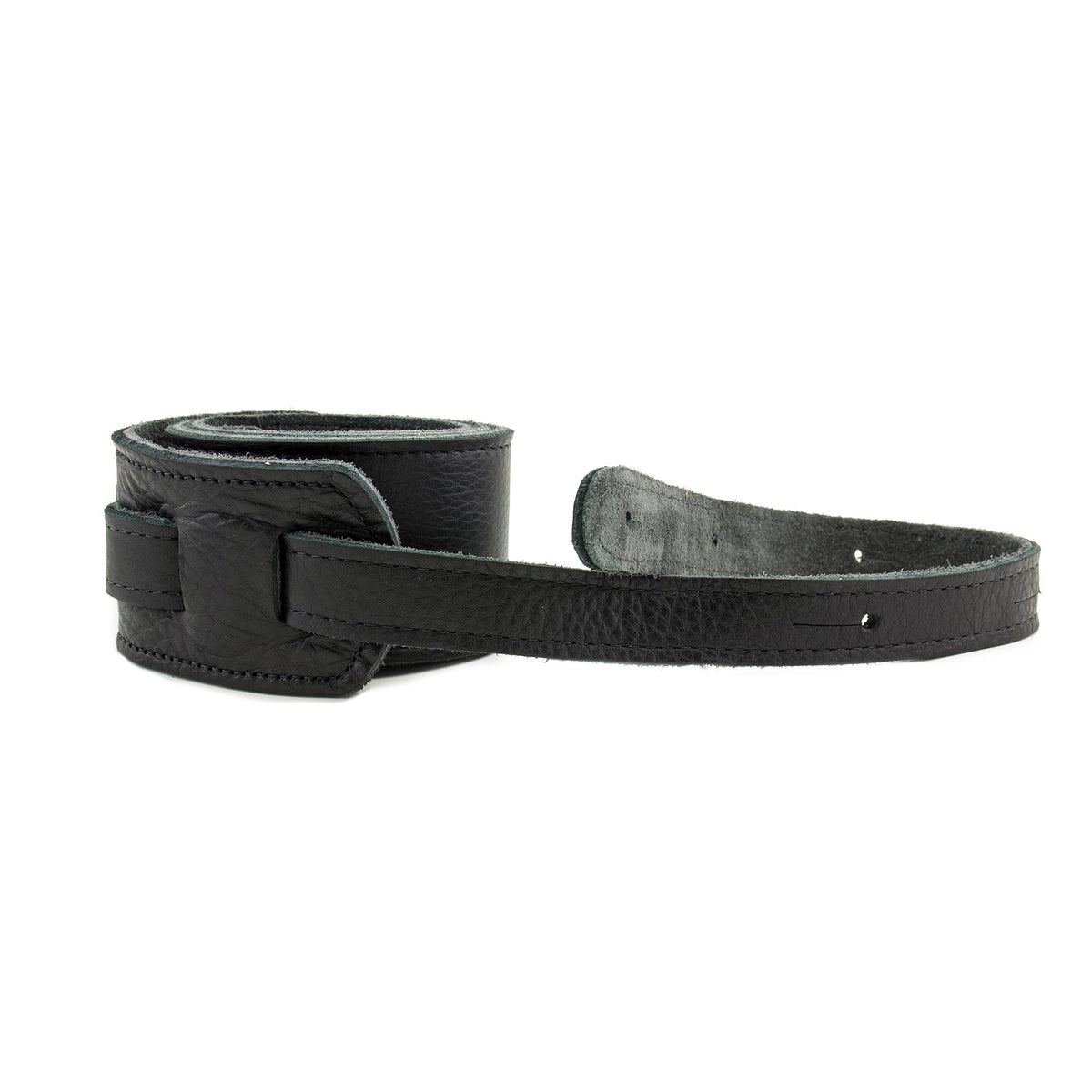 Franklin Strap Original Black Glove Straps 2.5” Black Stitching