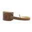 Franklin Strap Original Natural Glove Straps 3” Natural Leather - Caramel/Gold