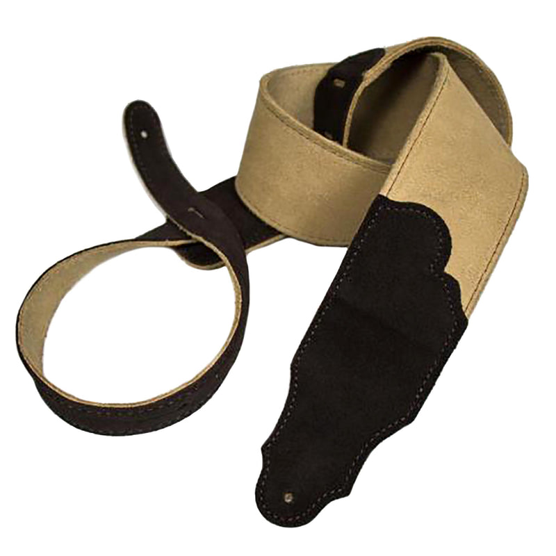 Franklin Strap Original Suede Straps 2.5 Suede-Contrast Stitching, Honey-Chocolate