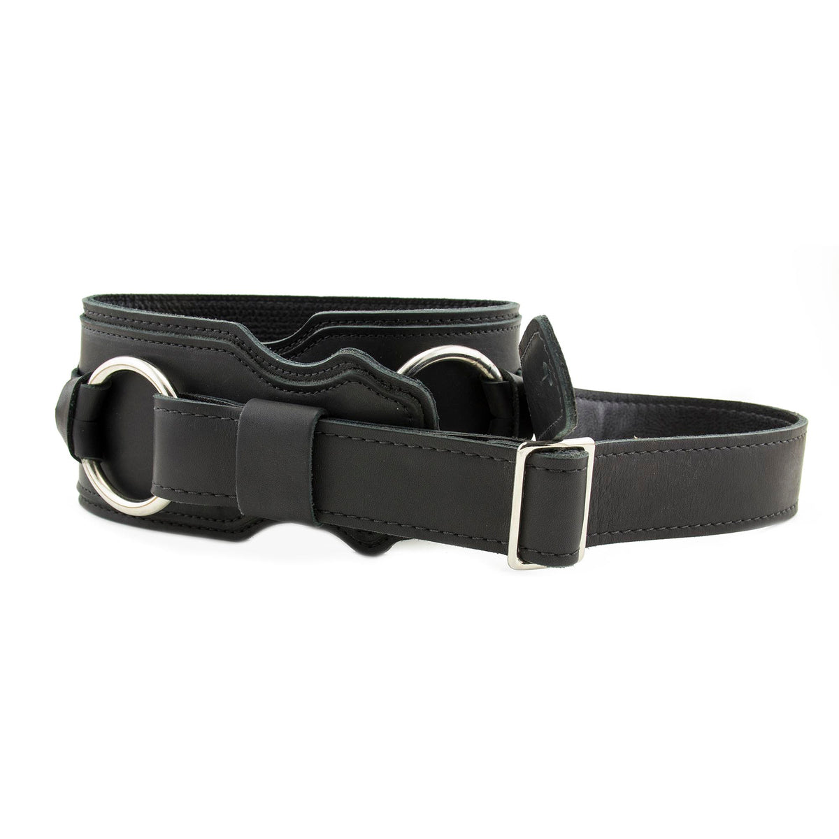 Franklin Strap Ring Bass - 3.5” Glove Leather - Black