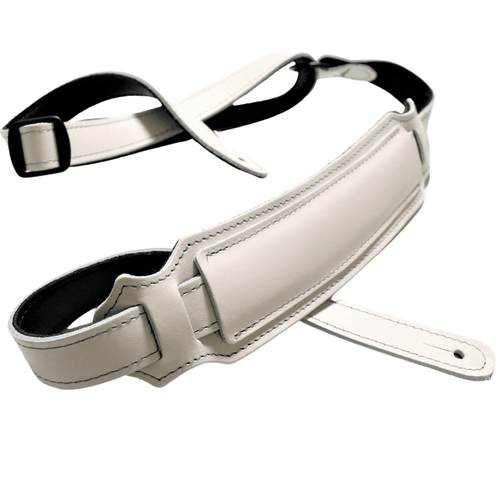 Franklin Strap White Bison Leather Vintage Strap