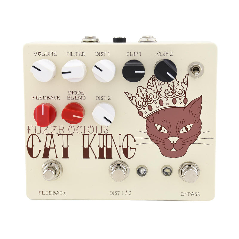 Fuzzrocious Cat King Distortion/Overdrive - Momentary Feedback