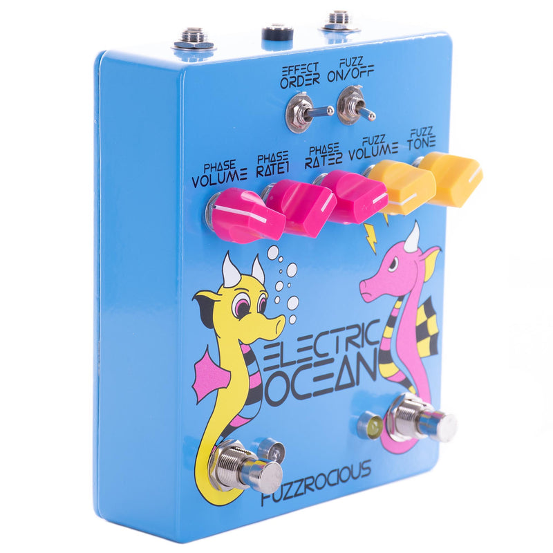 Fuzzrocious Electric Ocean Fuzz Phaser Effect Pedal