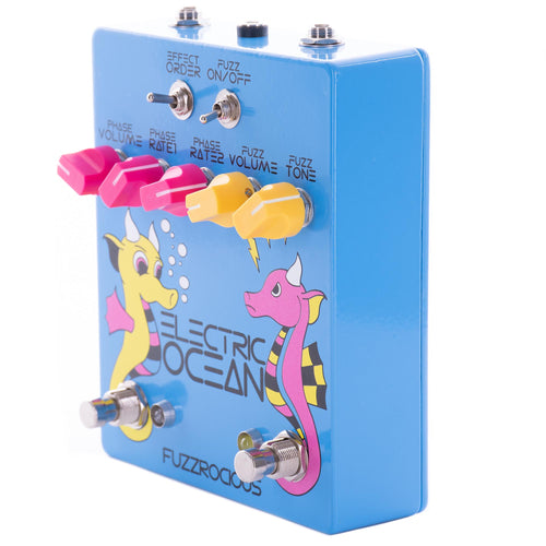 Fuzzrocious Electric Ocean Fuzz Phaser Effect Pedal
