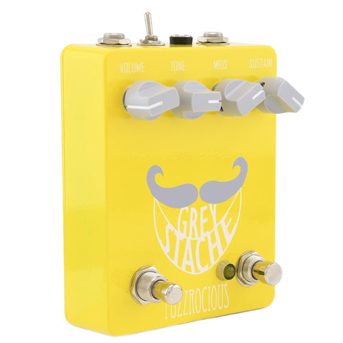 Fuzzrocious Grey Stache Fuzz - Diode & Oscillation Mods - Momentary Mod