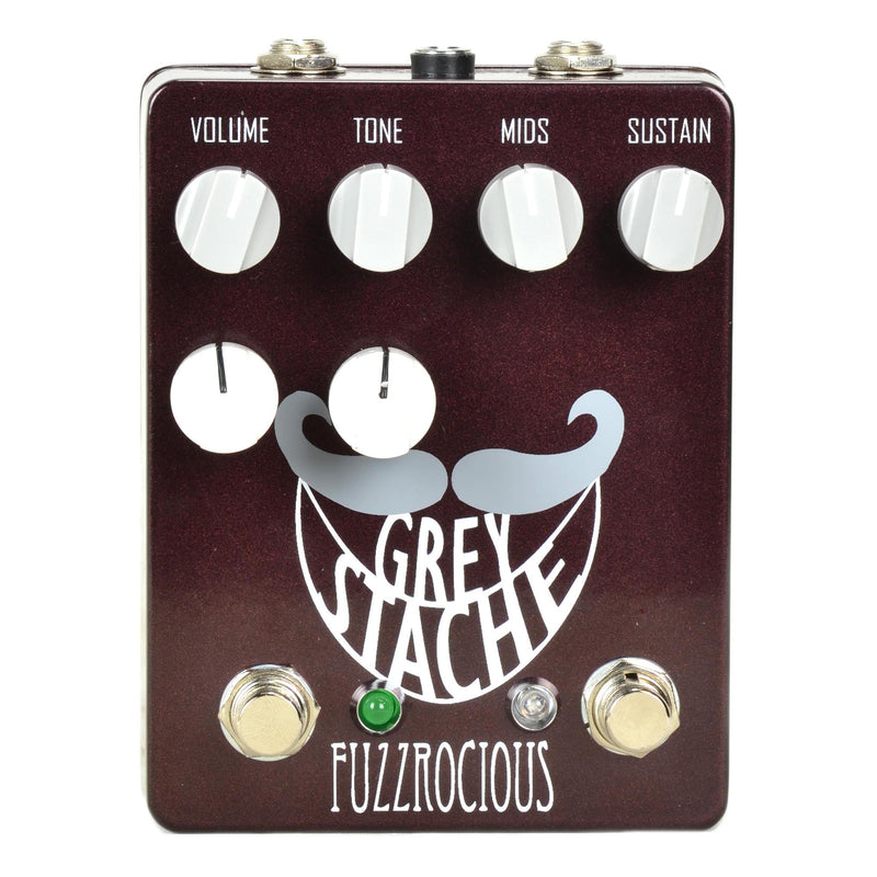 Fuzzrocious Grey Stache Fuzz Pedal With Octave Jawn Mod