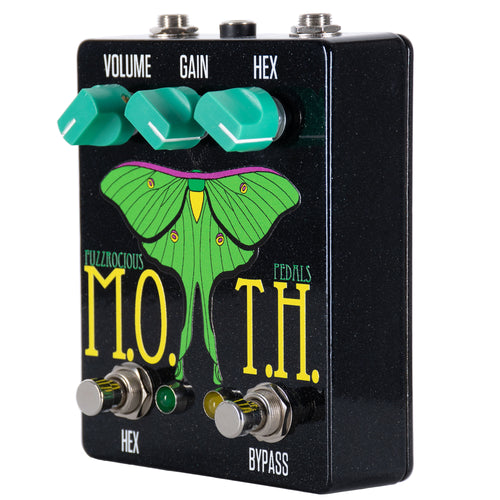 multi fuzz pedal Fuzzrocious M.O.T.H Multi Overdrive Tremolo Hex Pedal