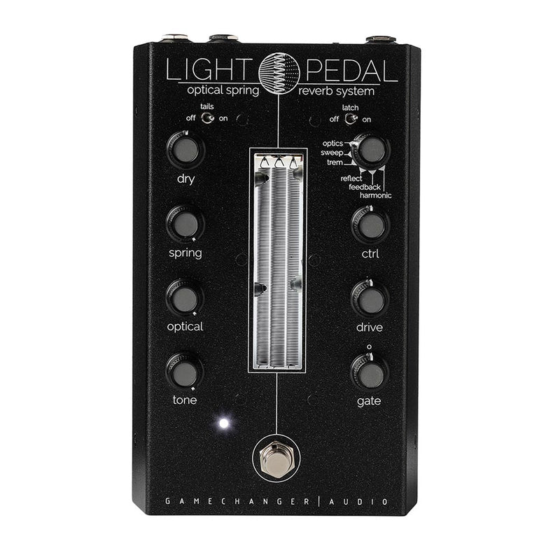 analog spring reverb pedal Gamechanger Audio Light Pedal Optical Spring Reverb