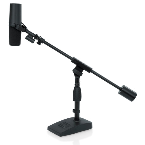 Gator Cases Frameworks Telescoping Boom Mic Stand For Desktop Podcast