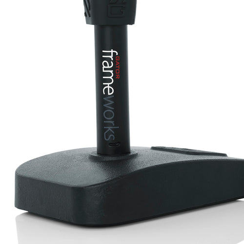 Gator Cases Frameworks Telescoping Boom Mic Stand For Desktop Podcast