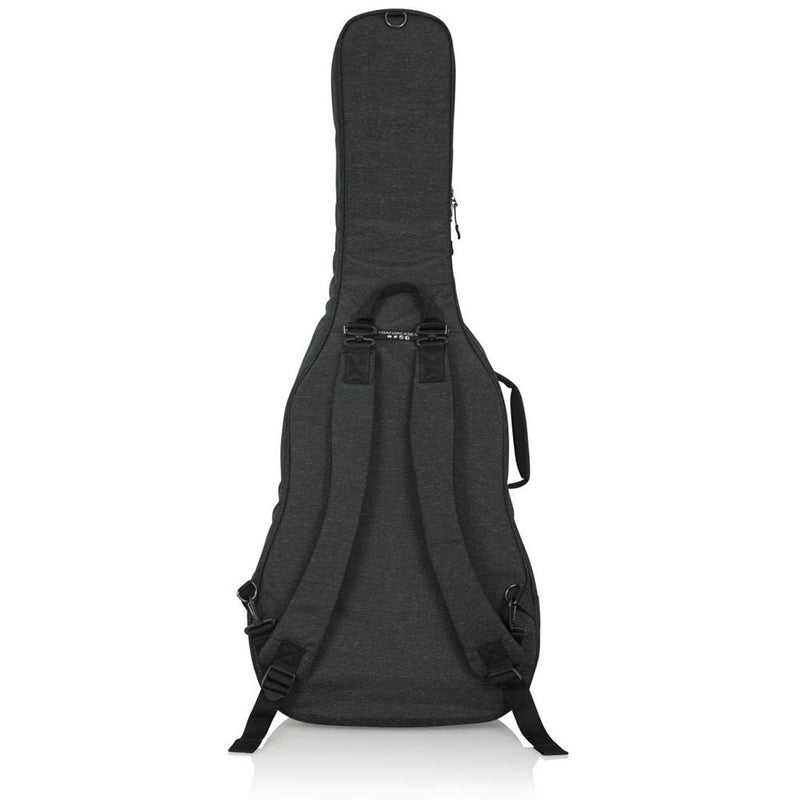 Gator Cases Transit Series Acoustic Guitar Gig Bag with Charcoal Exterior