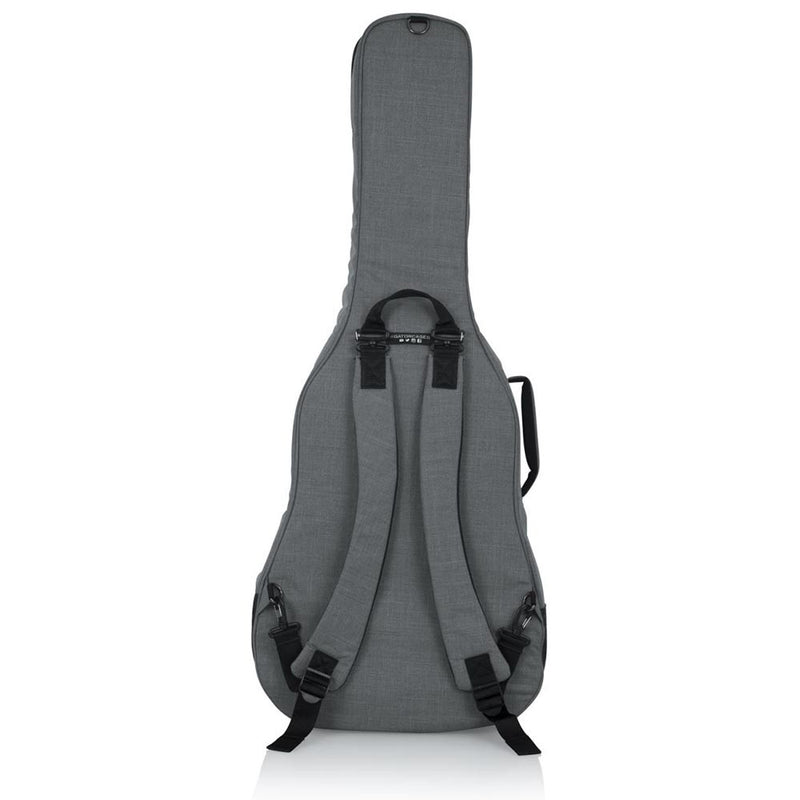 Gator Cases Transit Series Acoustic Guitar Gig Bag With Light Grey Exterior