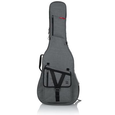 Gator Cases Transit Series Acoustic Guitar Gig Bag With Light Grey Exterior