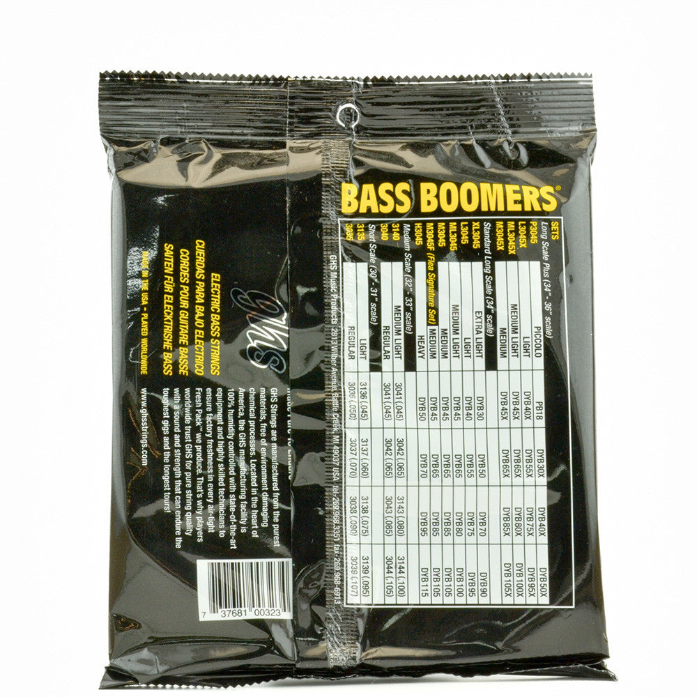 GHS Bass Long Scale Medium 45-105