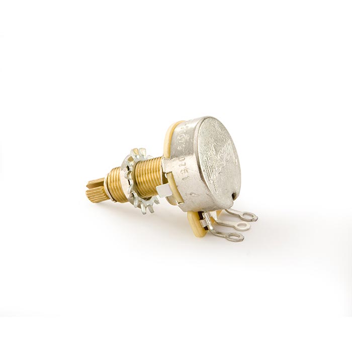 Gibson 500K Ohm Audio Taper Pot Long Shaft